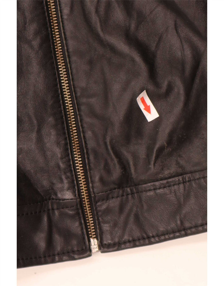 Jachetă de piele pentru bărbați In Extenso UK 44 2XL Negru