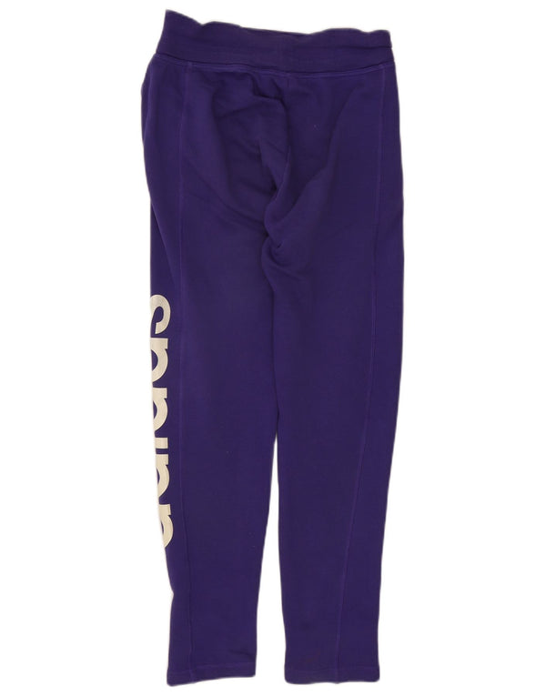 Pantaloni de trening Adidas Climalite Graphic pentru femei UK 4/6 XS Bumbac violet