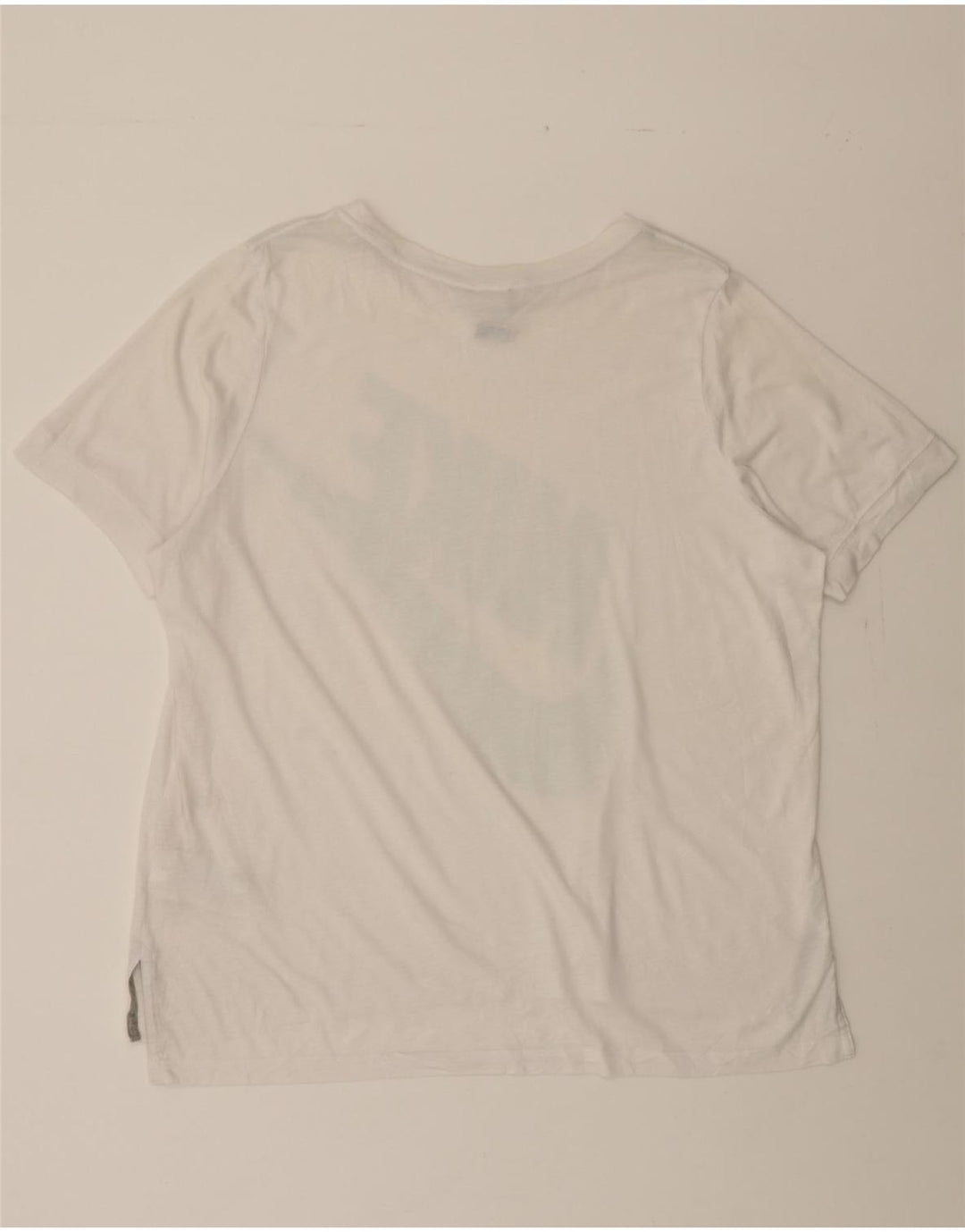 NIKE Mens Graphic T-Shirt Top XL White Polyester Vintage Nike and Second-Hand Nike from Messina Hembry 