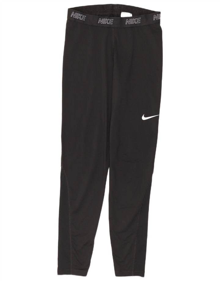 Leggings grafic Nike pentru femei UK 10 Poliester negru mic