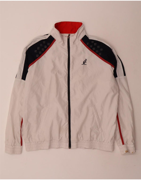 Jachetă de trening pentru bărbați AUSTRALIAN L'ALPINA IT 54 XL, alb, bloc de culoare