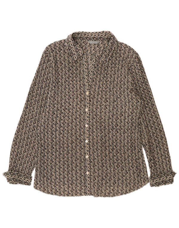 Cămașă formală pentru femei Marks & Spencer UK 18 XL gri geometric
