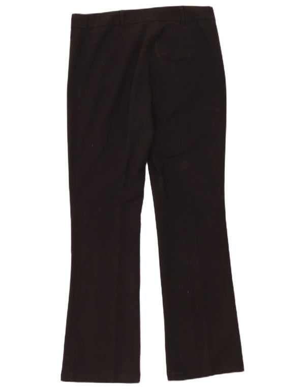 Marks & Spencer Pantaloni casual Bootcut pentru femei UK 12 Medium W32 L30 Negru