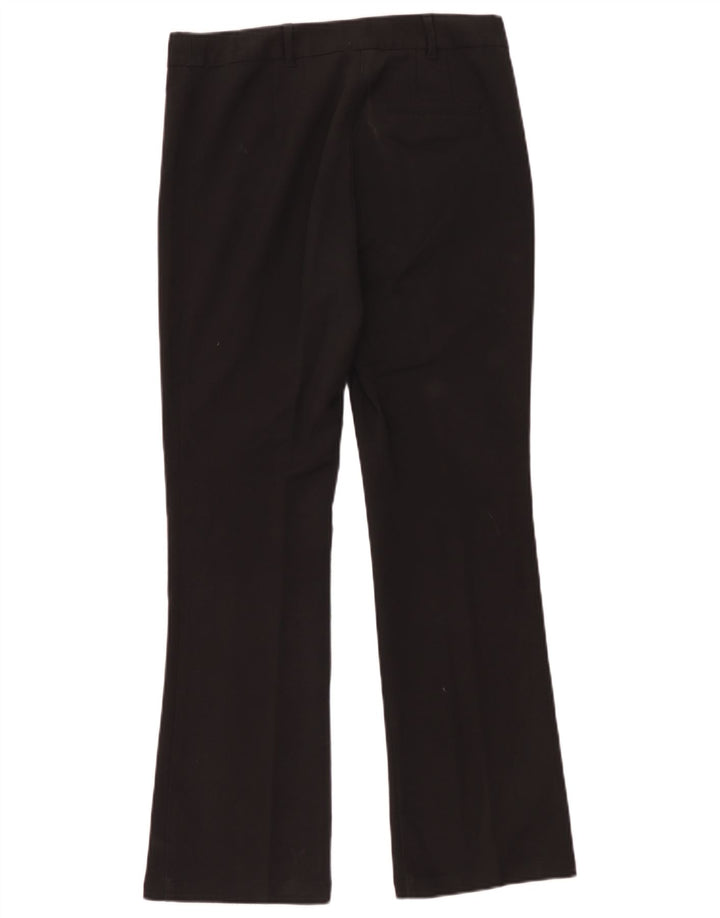 Marks & Spencer Pantaloni casual Bootcut pentru femei UK 12 Medium W32 L30 Negru