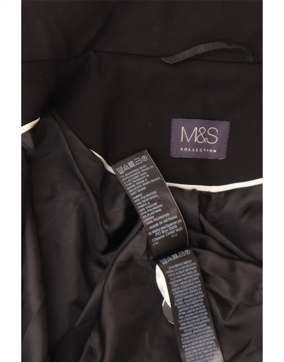 Geacă bomber pentru femei Marks & Spencer UK 14, mare, gri poliester cu pături