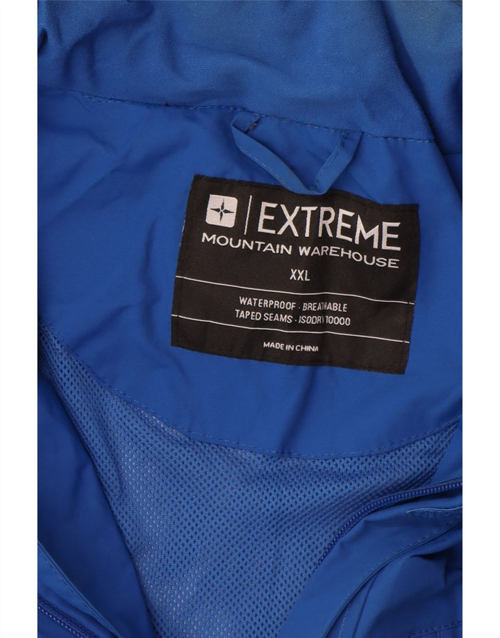 MOUNTAIN WAREHOUSE Jachetă de ploaie pentru bărbați UK 44 2XL Blue Nylon