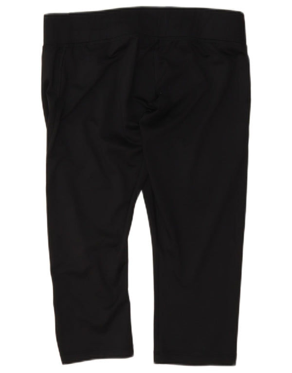 Pantaloni de trening Asics Capri pentru femei UK 14 Poliester negru mare