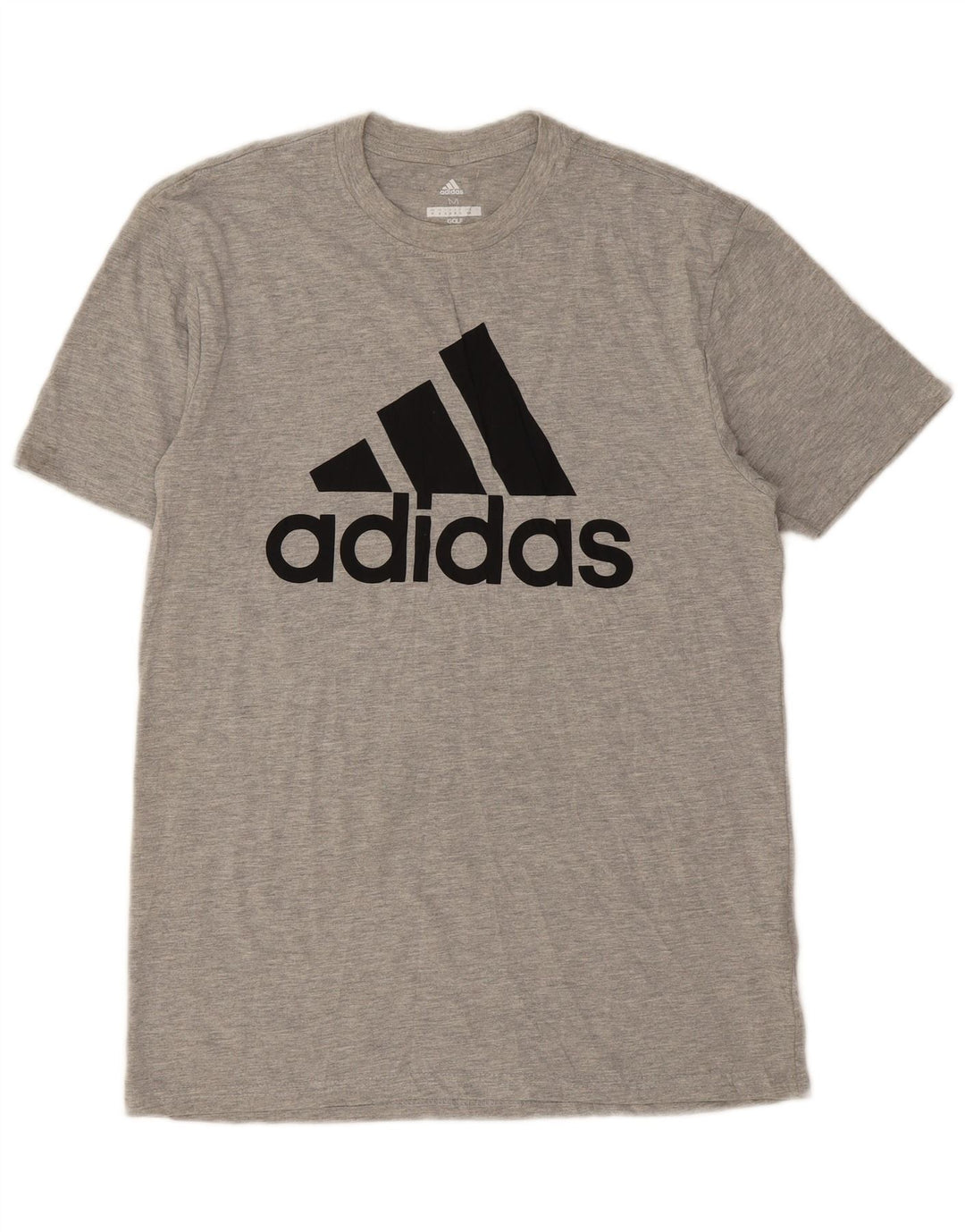 Tricou grafic pentru bărbați Adidas Top Mediu Gri din poliester cu pete