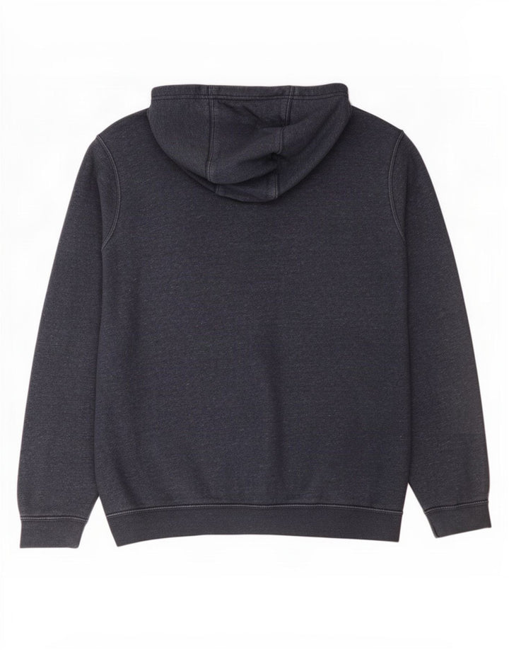 Pulover Nike pentru bărbați, cu fermoar, bumbac, albastru, mediu
