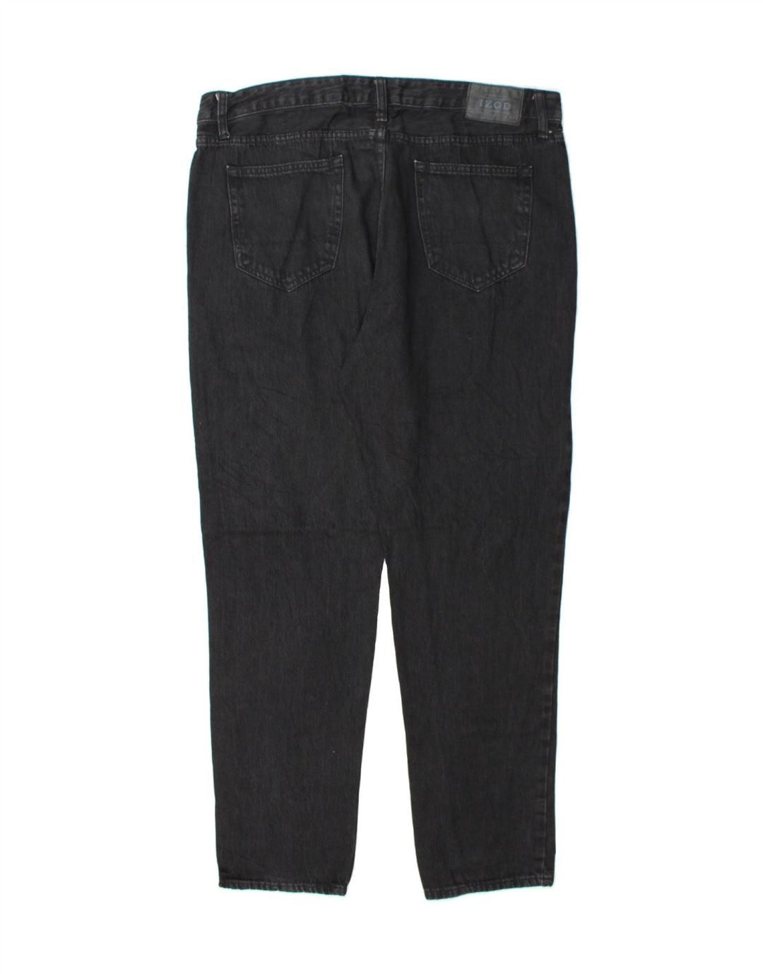 IZOD Mens Slim Jeans W38 L32 Black Cotton Vintage Izod and Second-Hand Izod from Messina Hembry 