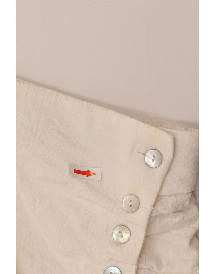 Fusta Mini Wrap Femei Zara Mic W26 Alb
