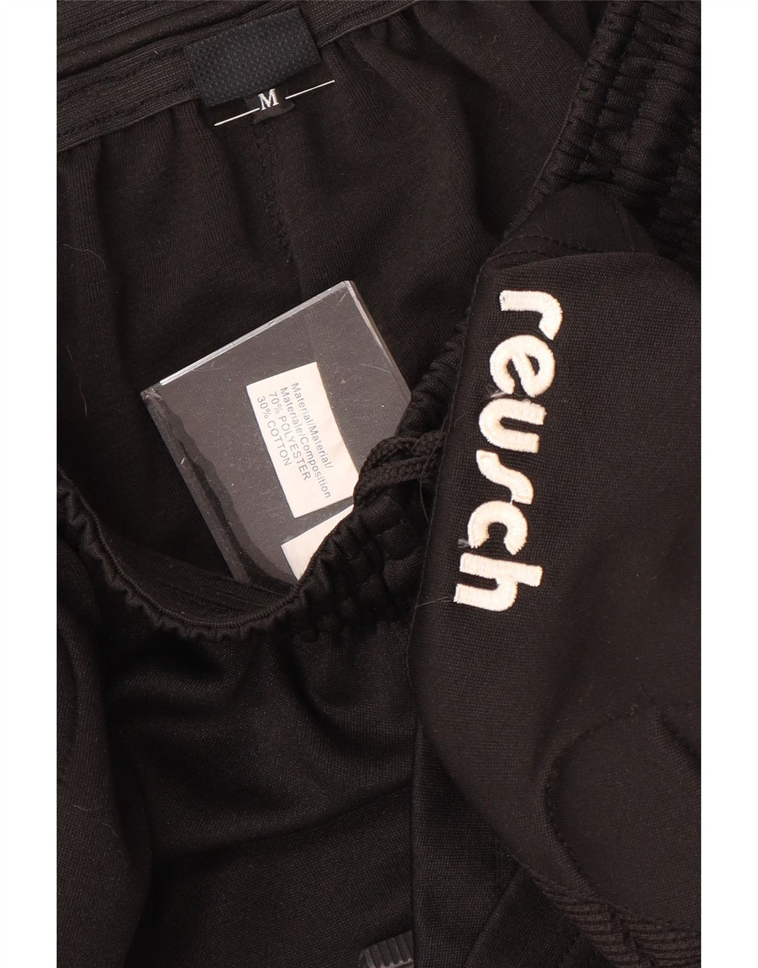 Pantaloni scurți sport REUSCH pentru bărbați, poliester mediu negru
