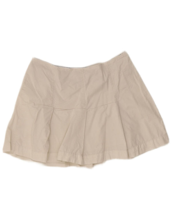 Woolrich Womens Stretch Mini Skirt W29 Medium  White