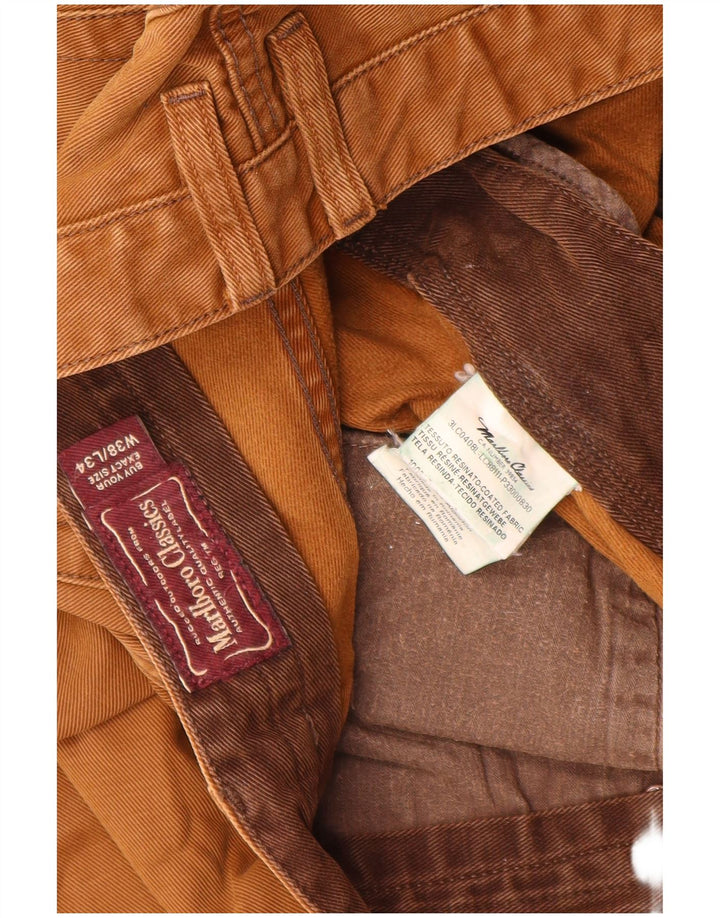 Blugi drepti pentru bărbați Marlboro Classics W38 L34 bumbac bej