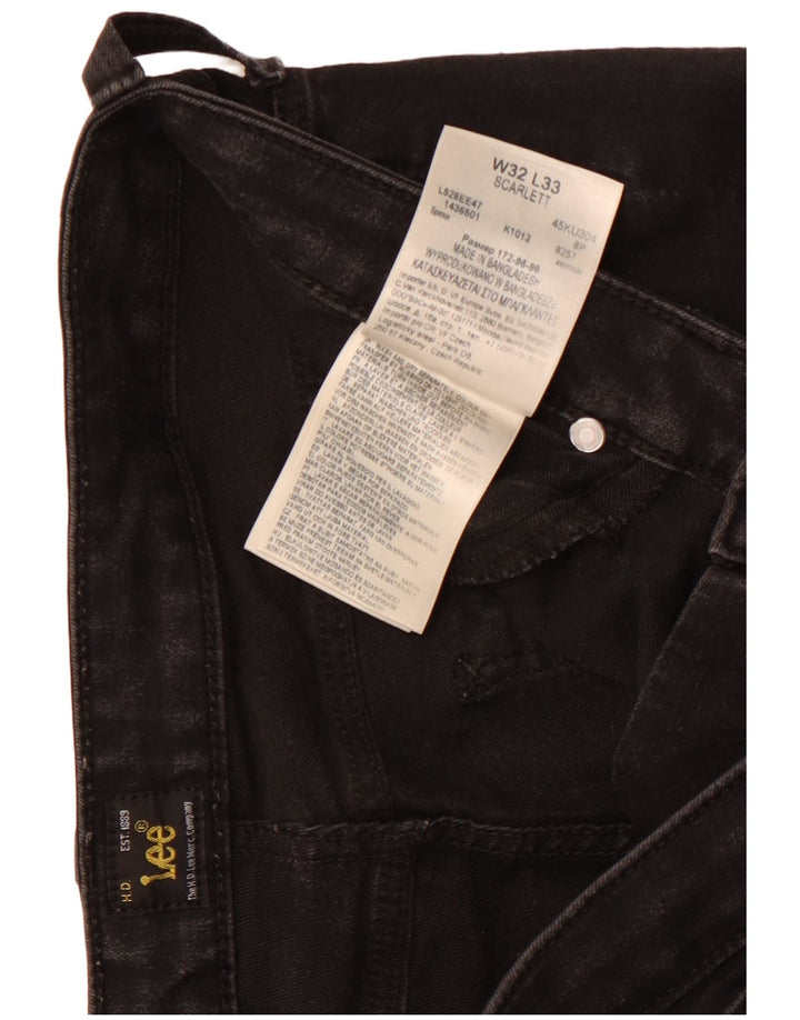 Blugi skinny pentru femei Scarlett Lee W32 L29 bumbac negru