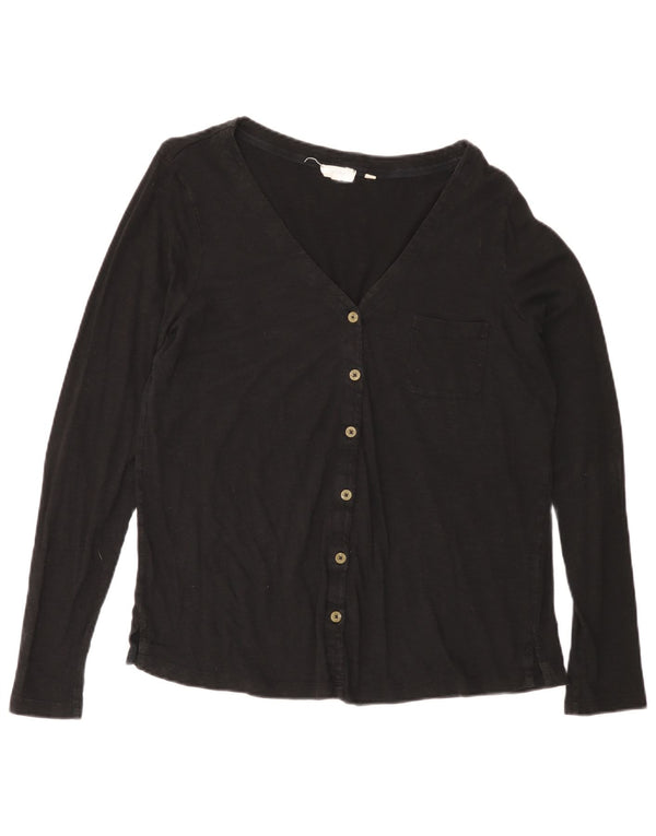 Bluză cămașă pentru femei FAT FACE UK 16 Large Black