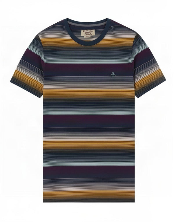 Tricou pentru bărbați Penguin Top Mediu Multicolore în dungi