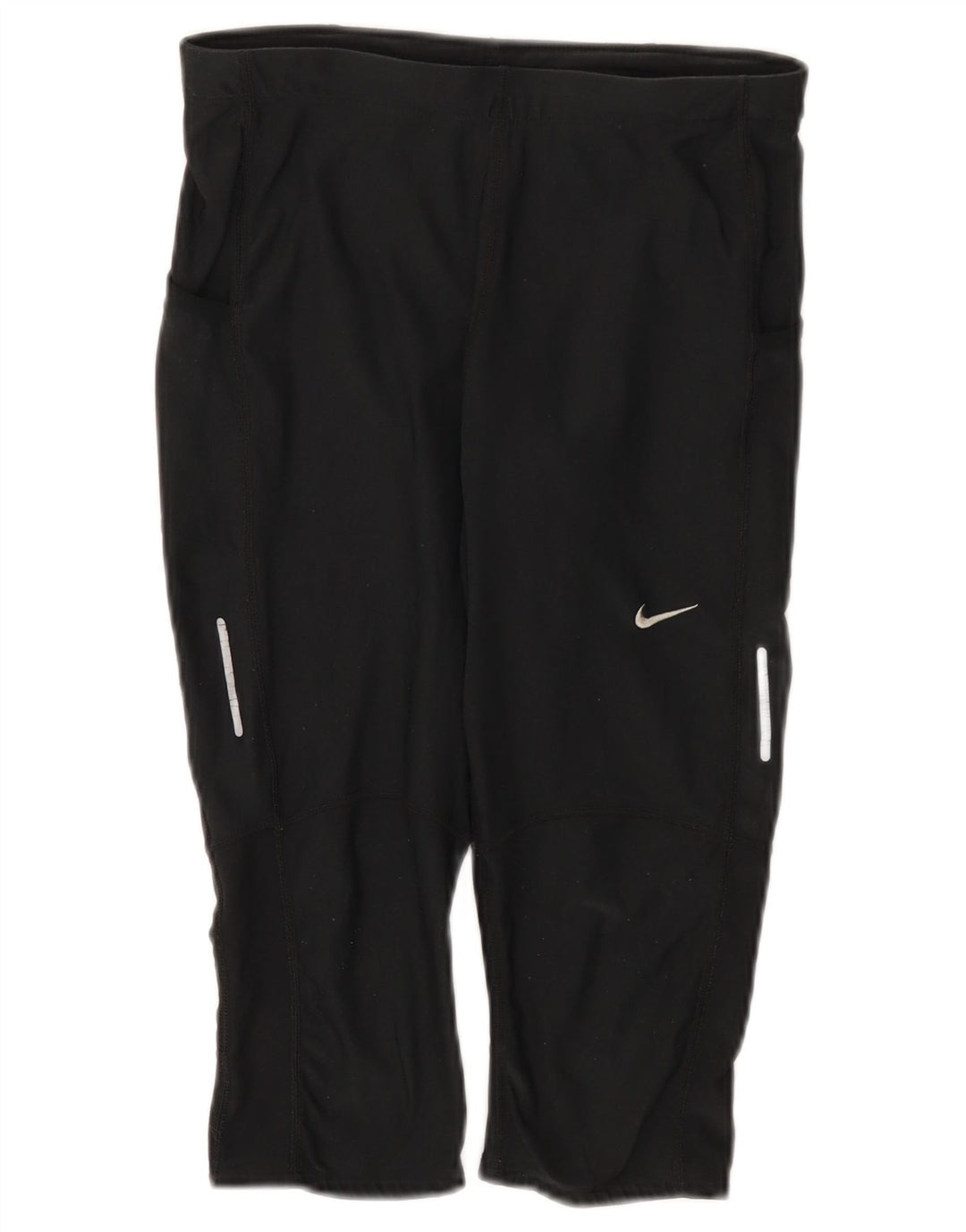 Leggings capri Nike Dri Fit pentru femei UK 12 Poliester mediu negru