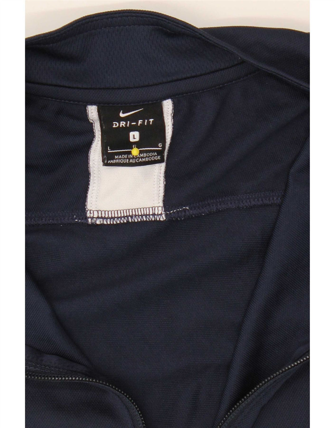 Jachetă de top pentru trening Nike Dri Fit pentru bărbați, mare, albastru bleumarin