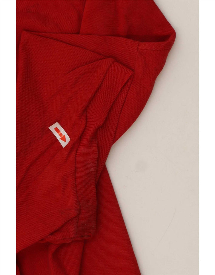 Trussardi Jeans Tricou Polo XL Roșu pentru bărbați