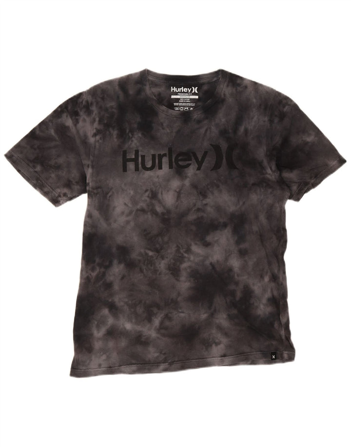 Tricou grafic pentru bărbați Hurley Top Medium Black Tie Dye Bumbac