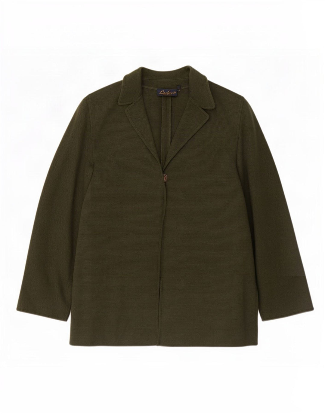 Sacou blazer pentru femei Luisa Spagnoli cu 1 nasture UK 18 XL verde