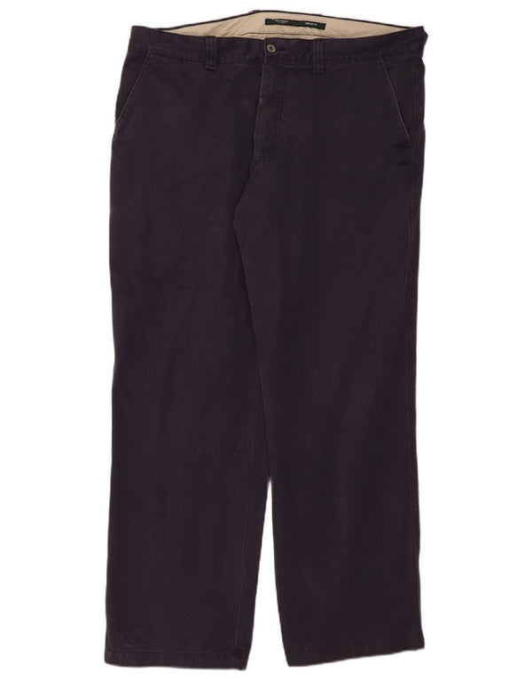 Pantaloni Chino Drepți Dockers pentru bărbați, cu ajustare confortabilă, L38 L32, bumbac bleumarin