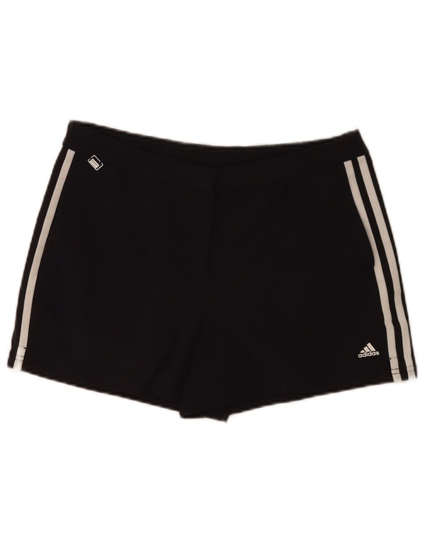 Pantaloni scurți casual Adidas Climalite pentru femei UK 14 Large W32 Nylon negru