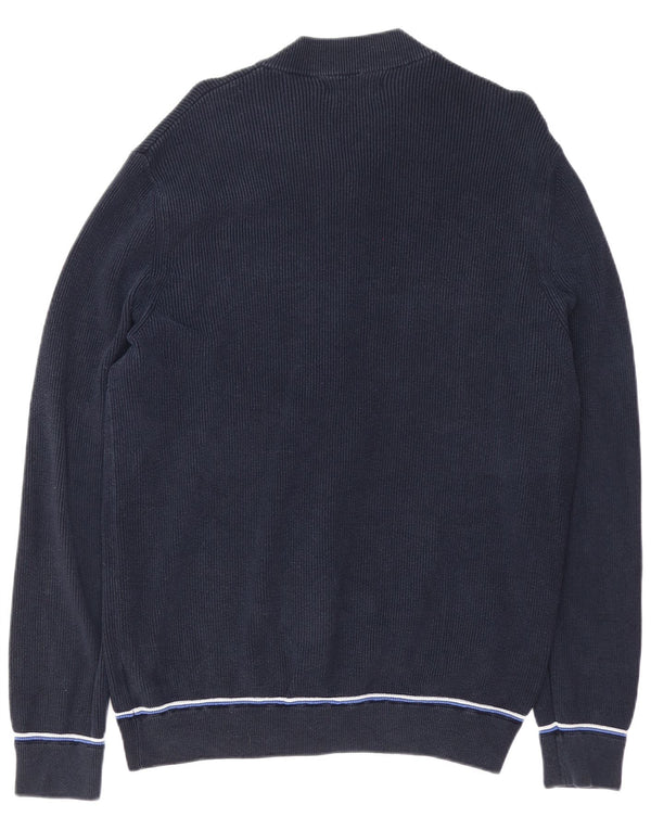Pulover cardigan pentru bărbați Blue Harbour, bumbac XL bleumarin