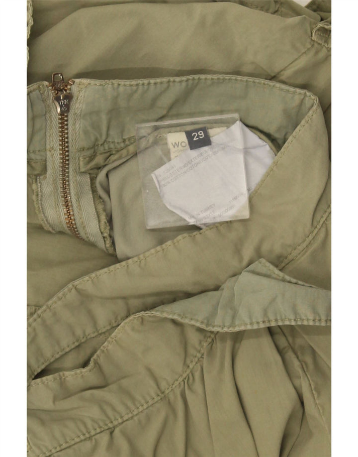 WOOLRICH Mini Fusta Cargo W29 Bumbac Medium Kaki