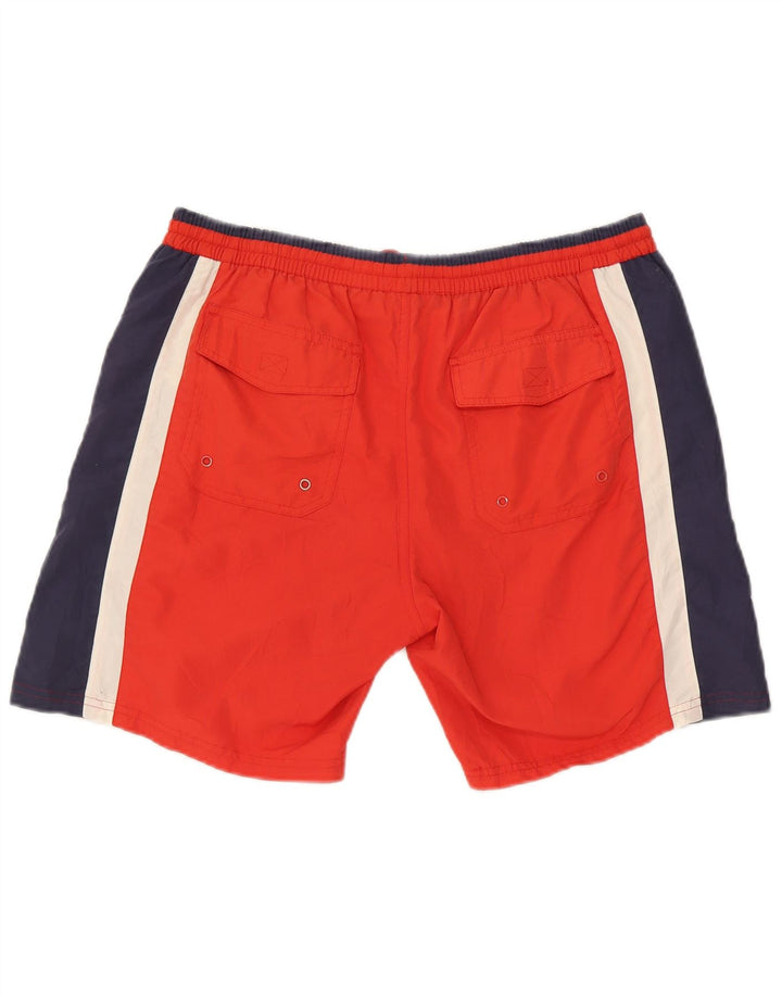 Pantaloni scurți de înot Reebok pentru bărbați XL, roșu, color block