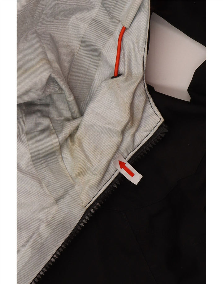 Jachetă de ploaie cu glugă pentru bărbați Mountain Warehouse UK 38 Poliester mediu negru