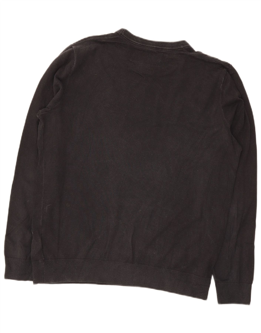 Pulover Calvin Klein Jeans pentru bărbați, bumbac negru mare