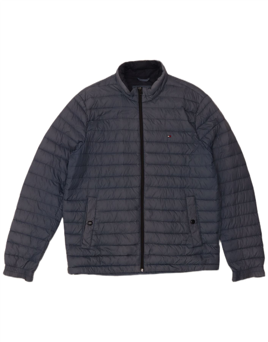 Jachetă căptușită pentru bărbați Tommy Hilfiger UK 40 mare poliamidă bleumarin