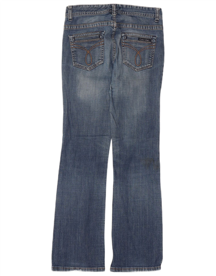 CALVIN KLEIN Jeans Bootcut pentru femei US 6 Small W32 L30 Bumbac albastru