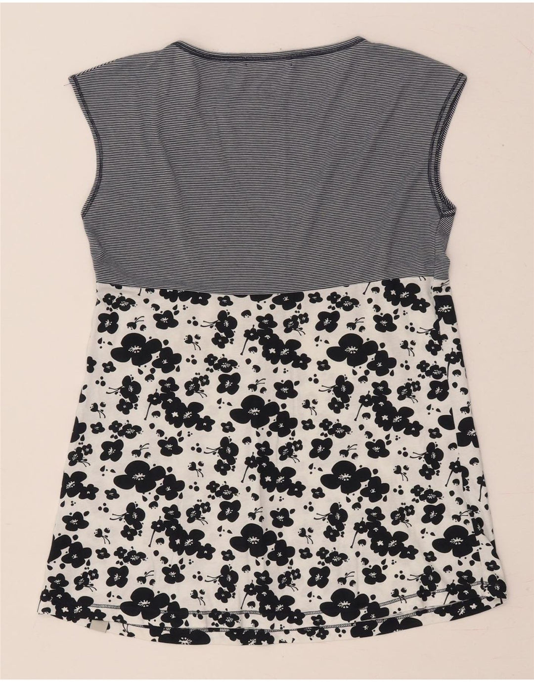 Bluză fără mâneci pentru femei CONVERSE UK 12 Medium Bluemarin Floral Bumbac