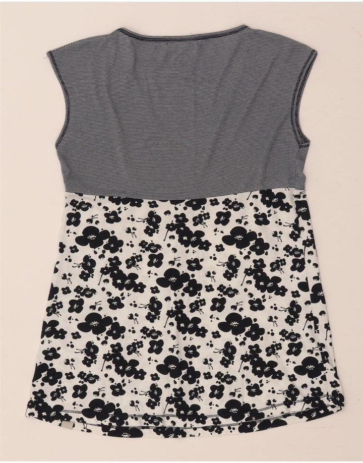 Bluză fără mâneci pentru femei CONVERSE UK 12 Medium Bluemarin Floral Bumbac