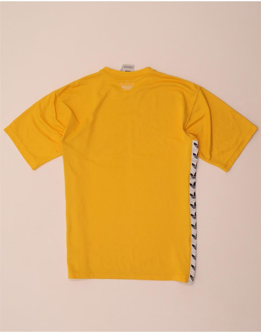 Tricou grafic pentru bărbați ADIDAS Top mic galben din poliester color bloc