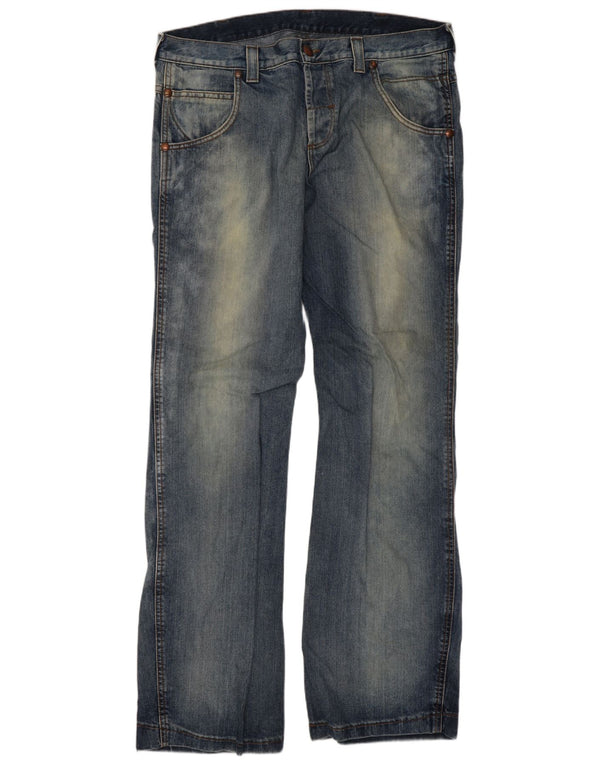 Blugi pentru bărbați Bootcut Wrangler W36 L35 Albastru