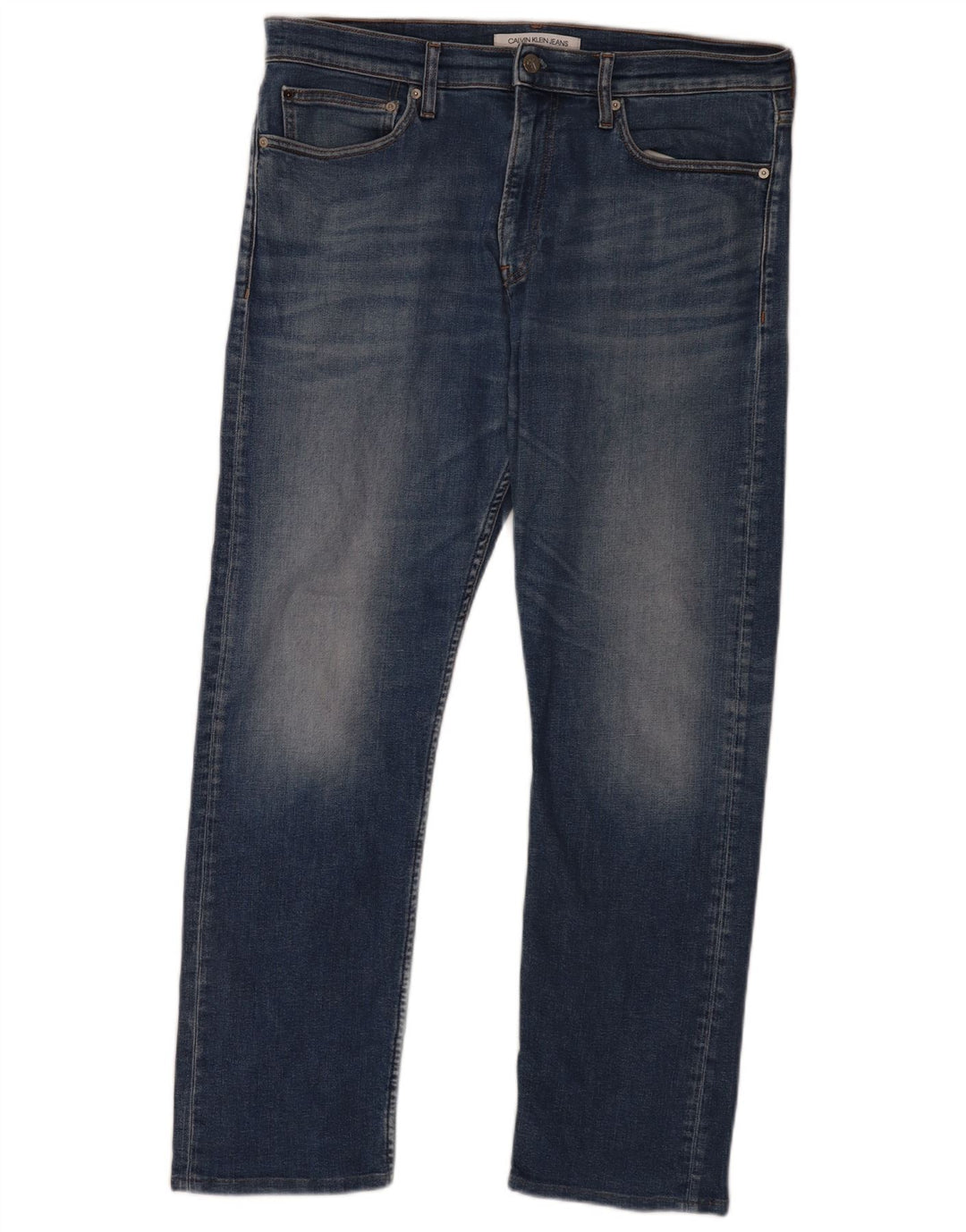 Blugi slim pentru bărbați Calvin Klein W36 L32 albastru