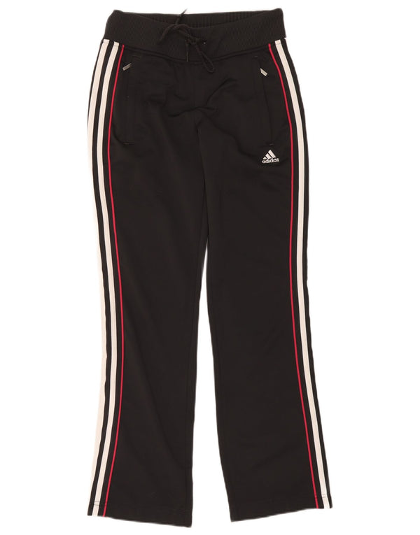 Pantaloni de trening Adidas pentru femei UK 10 Poliester negru mic