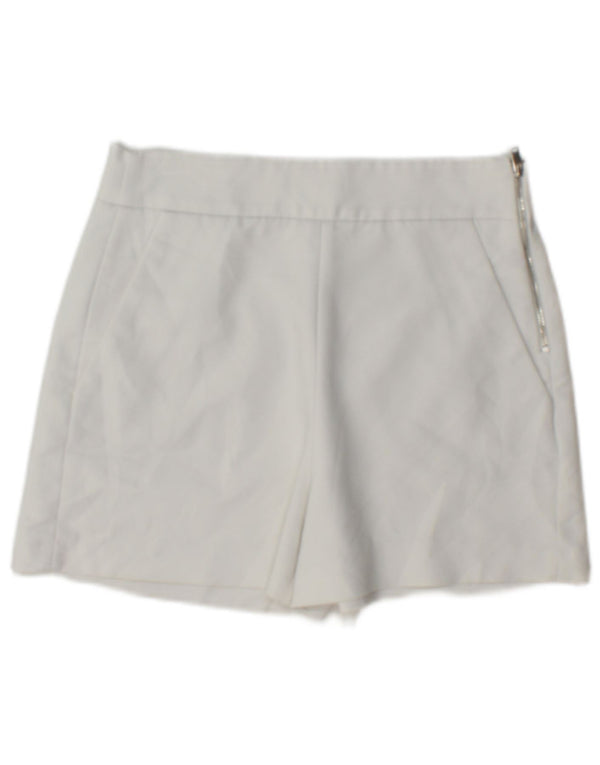 Pantaloni scurți chino pentru femei Zara XS W24 poliester alb