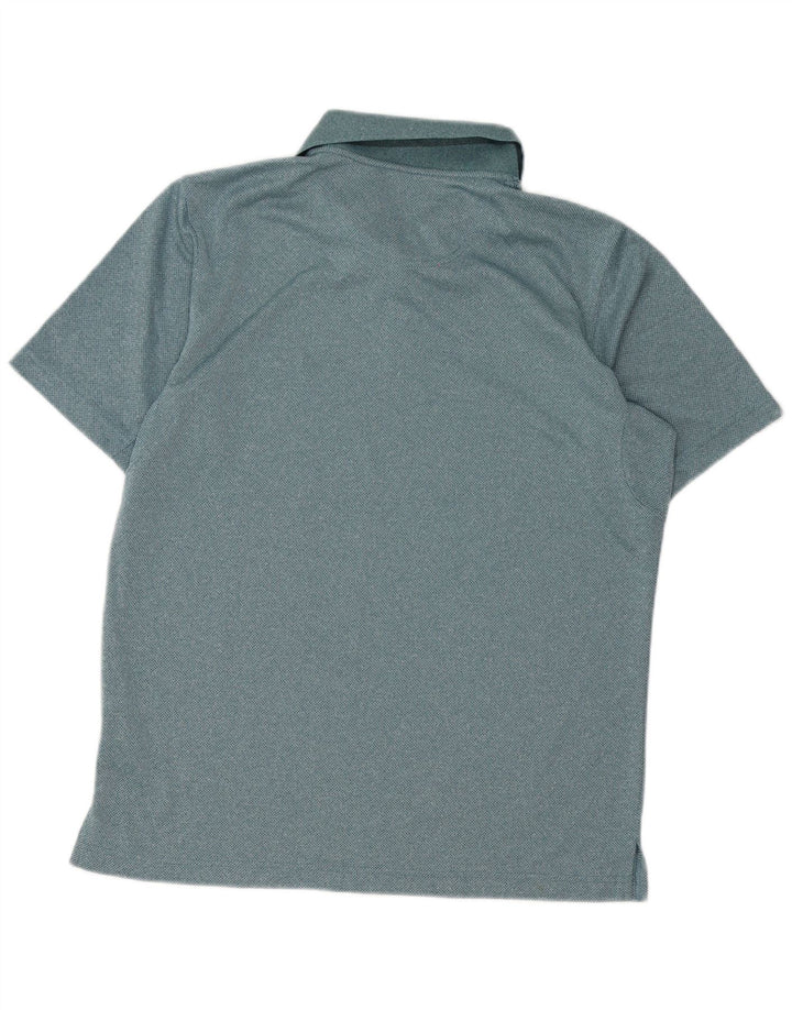 Tricou polo Columbia pentru bărbați, poliester verde mediu