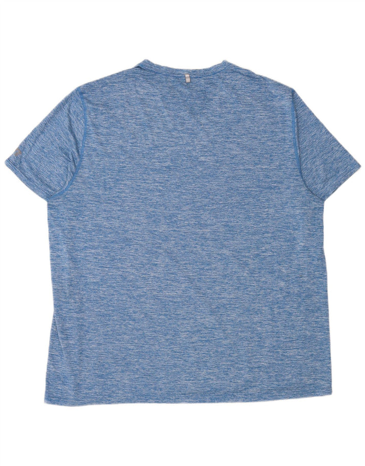 Tricou pentru bărbați Russell Athletic Top 2XL, poliester cu pete albastre