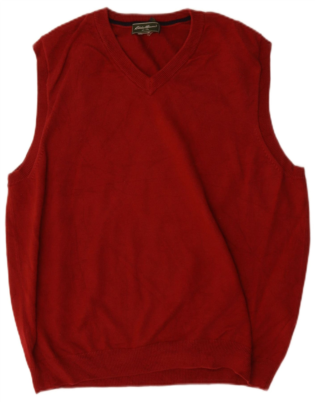 Vesta pentru bărbați Eddie Bauer Tank Top Bumbac Burgundy Mediu