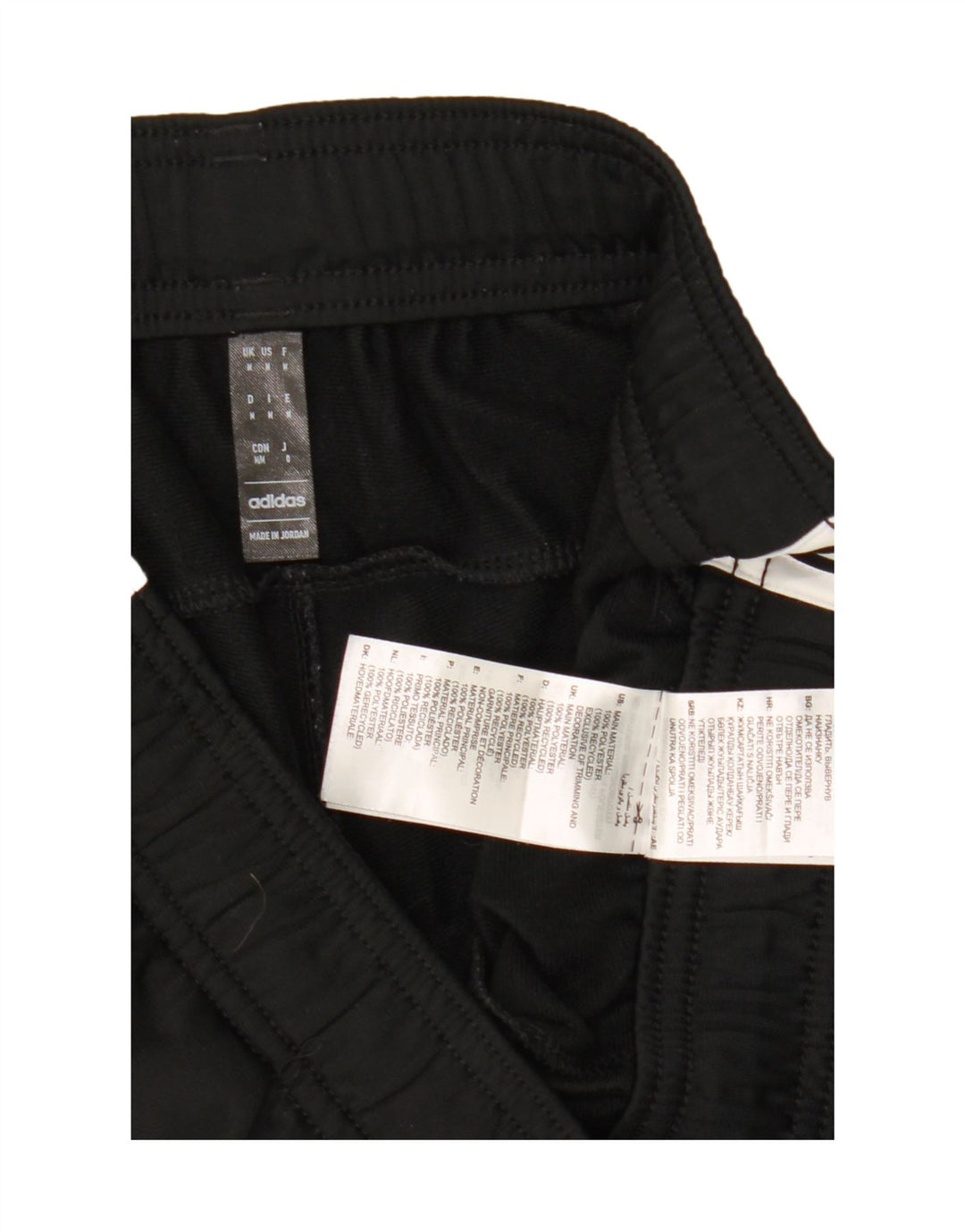 Pantaloni de trening Adidas pentru bărbați Joggeri poliester mediu negru