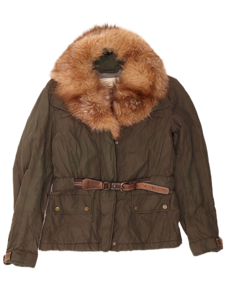 Jachetă parka pentru femei Henry Cottons IT 44 nailon verde mediu