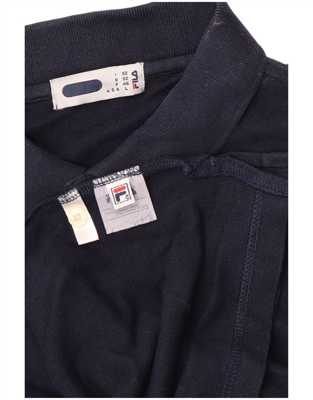 Cămașă polo pentru bărbați FILA, mare, bleumarin, bumbac