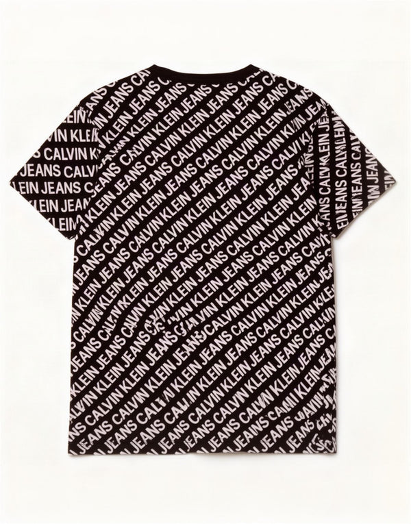 Tricou grafic pentru bărbați Calvin Klein Jeans Top mic bumbac negru