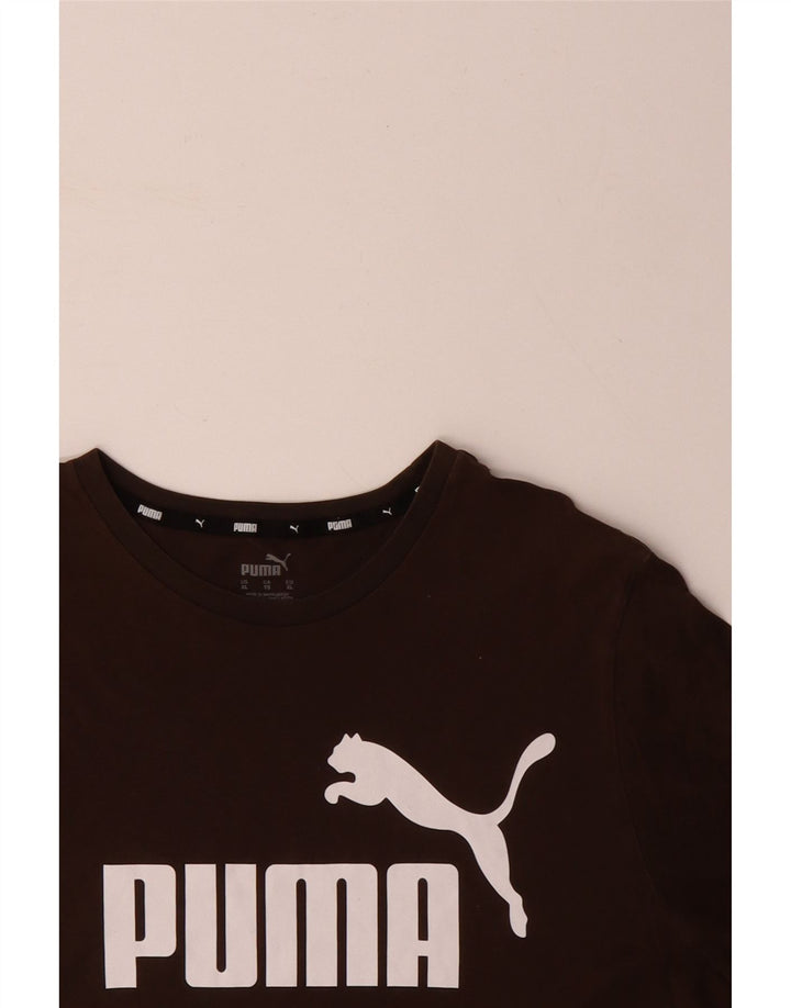 Tricou grafic PUMA pentru bărbați Top XL bumbac maro